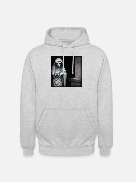 Spooky Alien - Unisex Hoodie - light heather grey