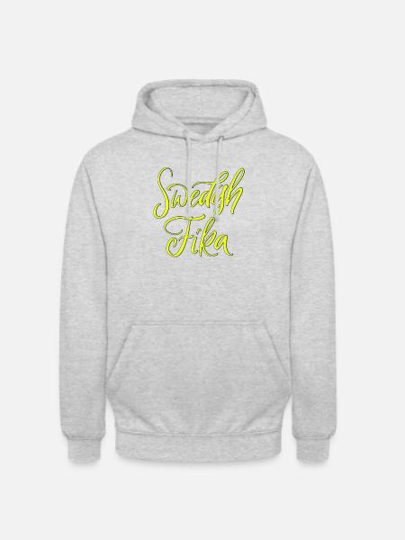 Sweden Sverige Viking Norden Scandinavia - Luvtröja unisex - ljusgråmelerad