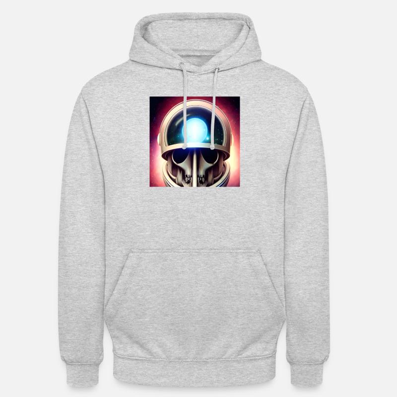 Héros de l’espace - Sweat-shirt à capuche unisexe - gris clair chiné