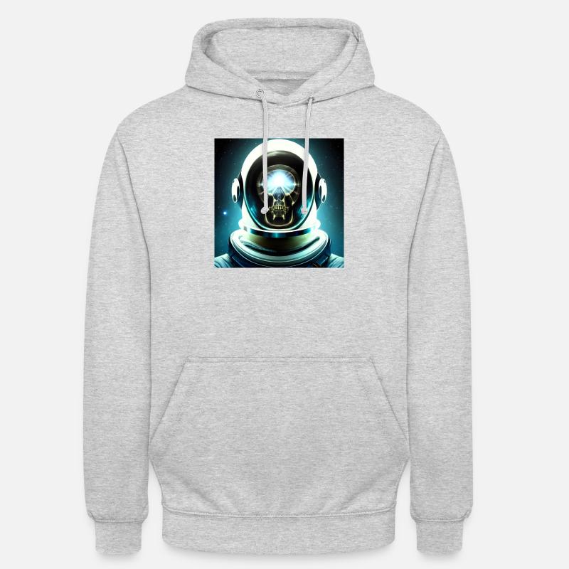 Héros de l’espace - Sweat-shirt à capuche unisexe - gris clair chiné