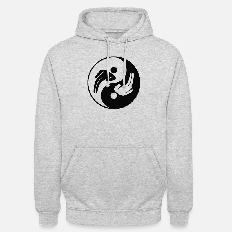 WC - Unisex Hoodie - Hellgrau meliert