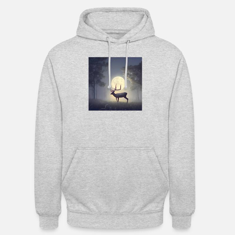 Deer - Unisex Hoodie - light heather grey