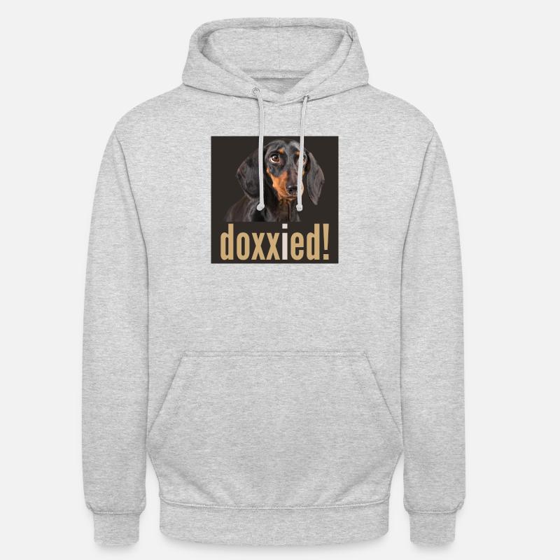 Doxxied Bild PBLBBDG - Unisex Hoodie - Hellgrau meliert