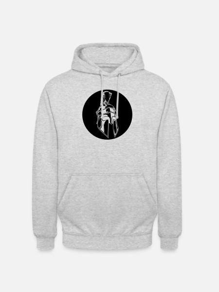 Sparta Helmet - Unisex Hoodie - light heather grey