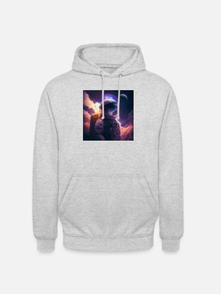 Cosmic Journey - Unisex Hoodie - light heather grey