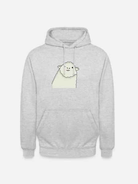 Blaaa sheep - Unisex Hoodie - Hellgrau meliert