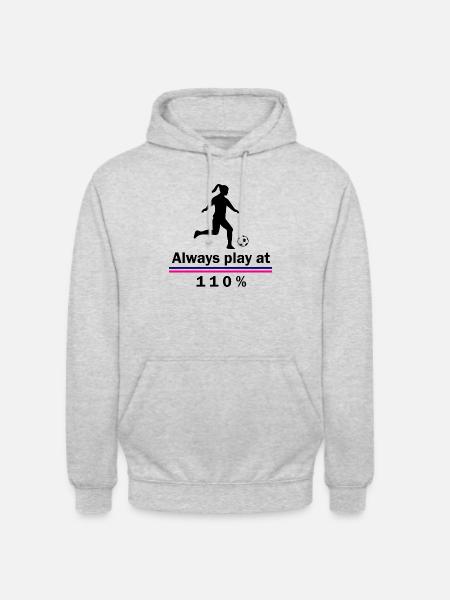 Fußball Soccer - Unisex Hoodie - light heather grey
