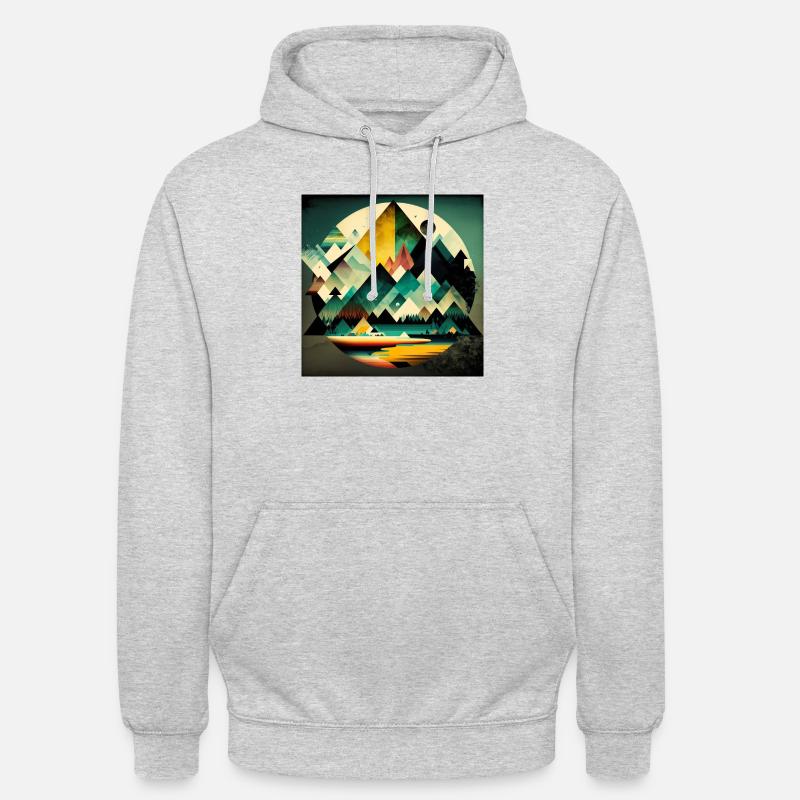 Nature - Sweat-shirt à capuche unisexe - gris clair chiné