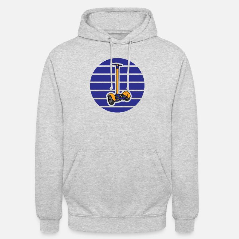 E-Scooter Roller Scooter - Unisex Hoodie - light heather grey