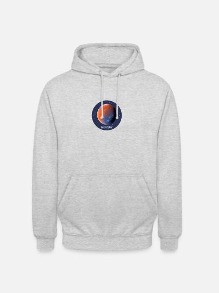 Planet Mercury - Unisex Hoodie - light heather grey