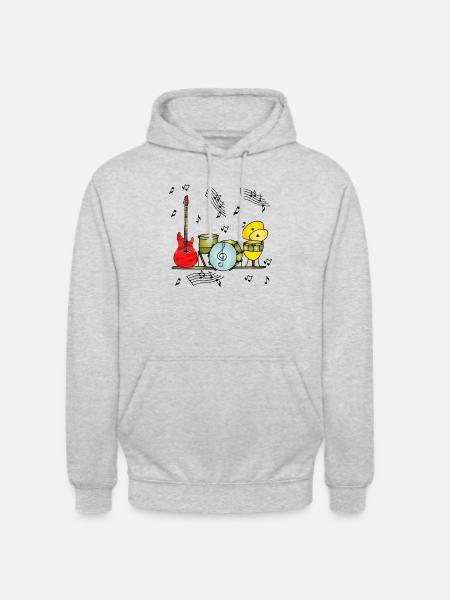 Musical instruments - Unisex Hoodie - light heather grey