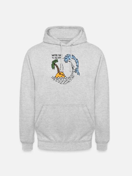 Water Time To Be Alive - Unisex Hoodie - light heather grey
