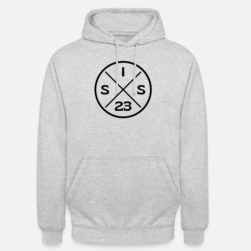 Schwester 2023 - Unisex Hoodie - Hellgrau meliert