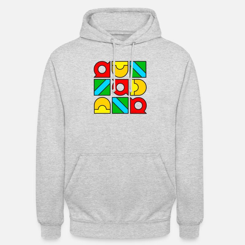 Schnittmuster Moda 050623 3 - Unisex Hoodie - Hellgrau meliert