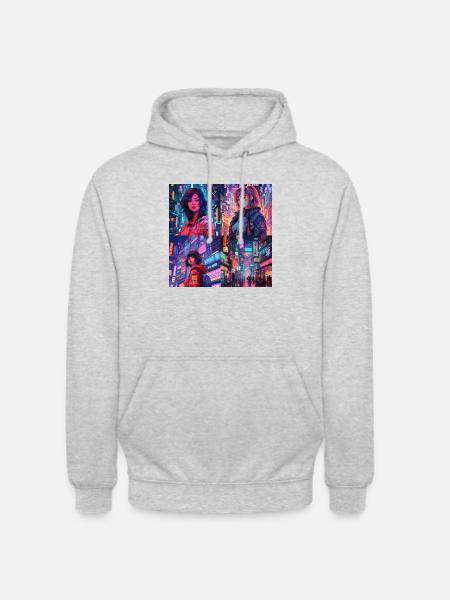 Tokyo Girls - Unisex Hoodie - light heather grey