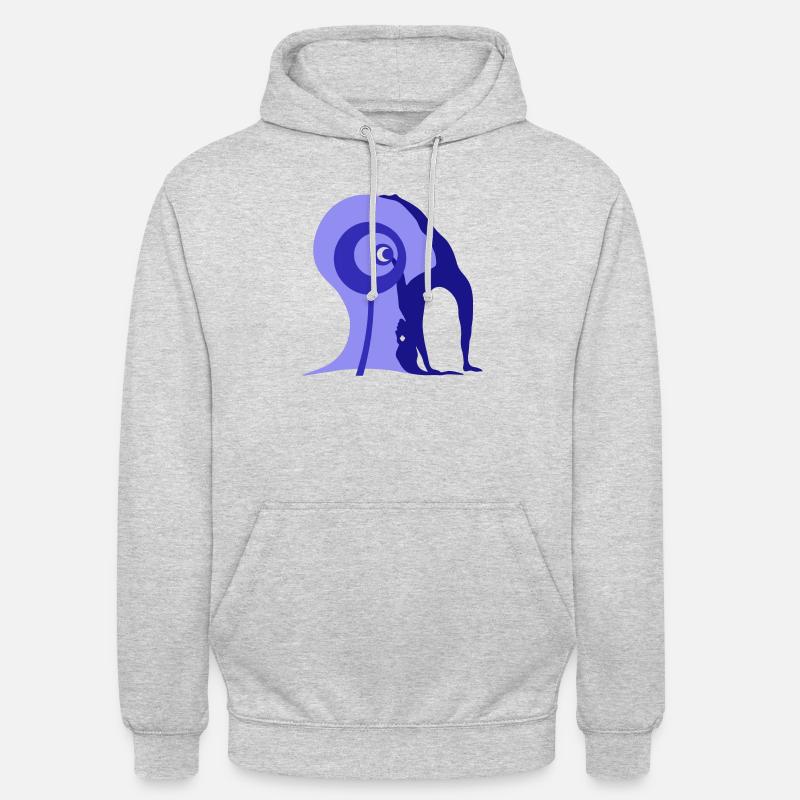 Justification. Manipulation de la perception - Sweat-shirt à capuche unisexe - gris clair chiné