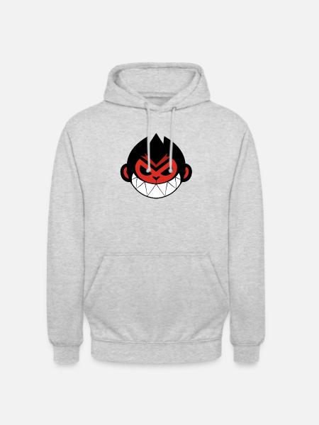 Monkie Kid - Unisex Hoodie - light heather grey