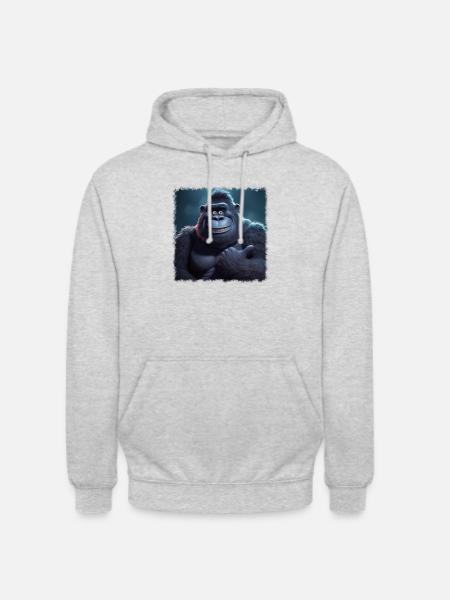 Cool Gorilla - Unisex Hoodie - light heather grey