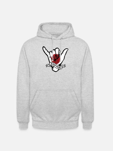 Japan Shaka - Unisex Hoodie - light heather grey