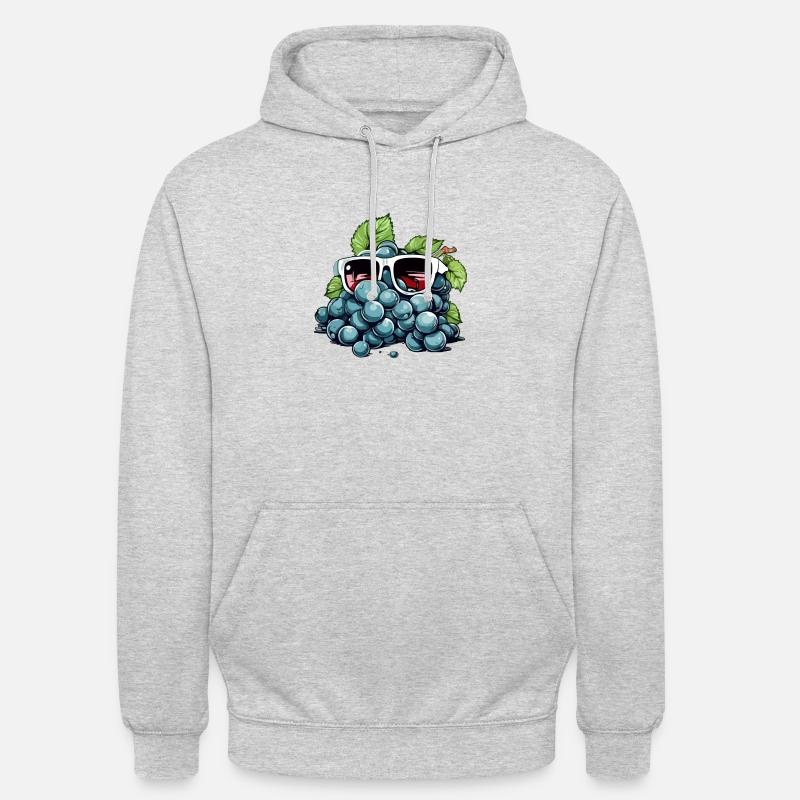 Traube Eric Trauben - Unisex Hoodie - Hellgrau meliert