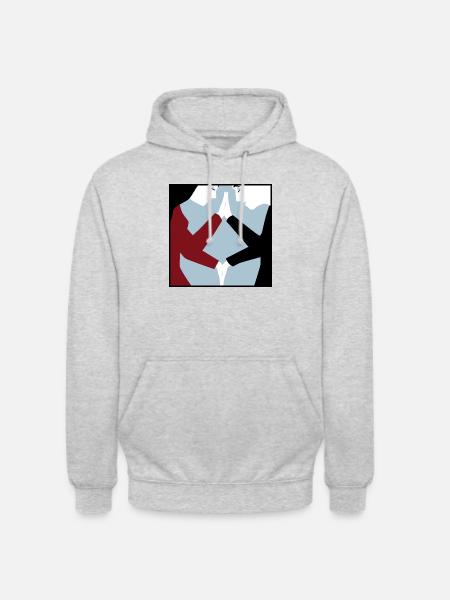 Connexion - Sweat-shirt à capuche unisexe - gris clair chiné