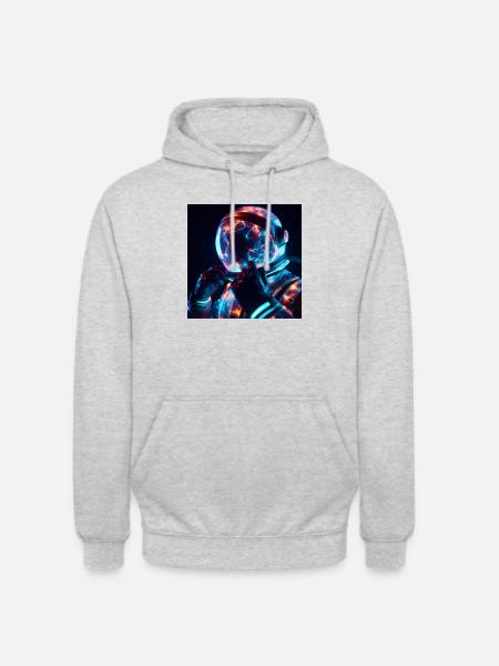 Spaceman - Unisex Hoodie - light heather grey