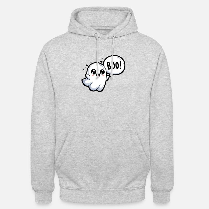 Fantomen Halloween - Luvtröja unisex - ljusgråmelerad