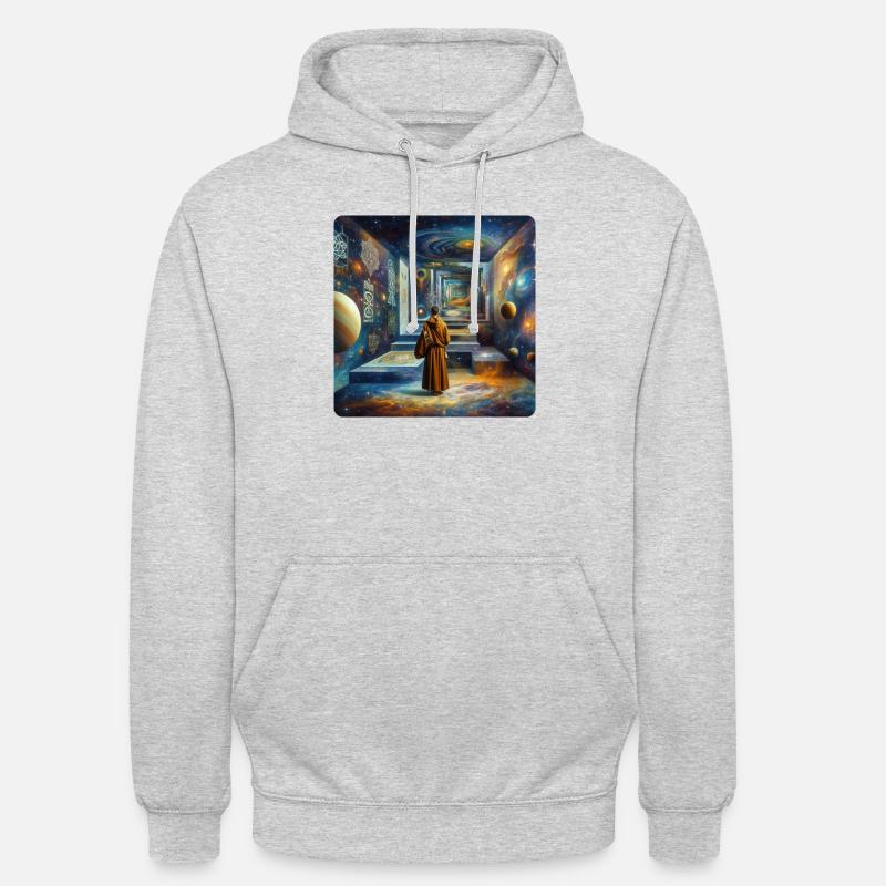 Image 14 - Sweat-shirt à capuche unisexe - gris clair chiné