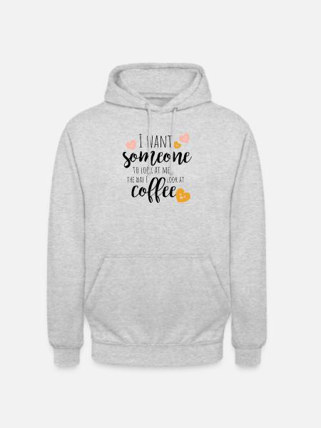 Coffee Love - Unisex Hoodie - light heather grey