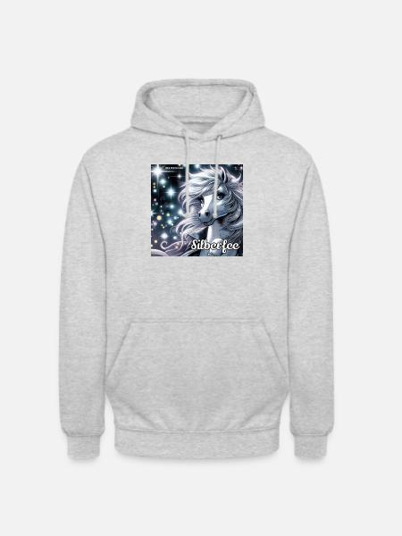 Silberfeenzauber - Unisex Hoodie - Hellgrau meliert