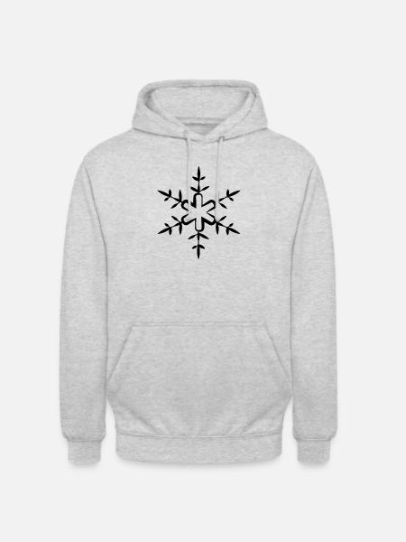 Snowflake - Unisex Hoodie - light heather grey