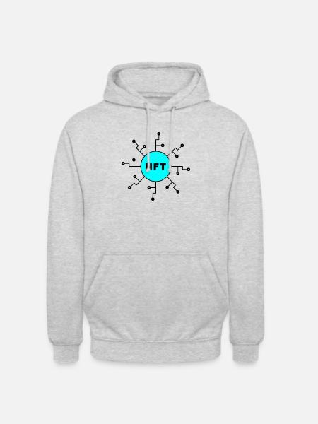NFT Blue - Unisex Hoodie - light heather grey