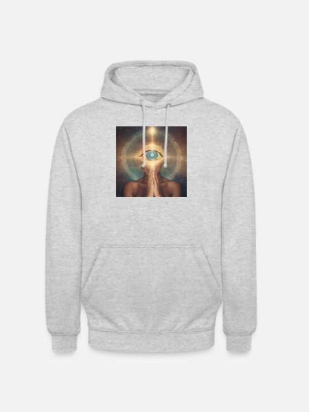 Space Spirituality - Unisex Hoodie - light heather grey