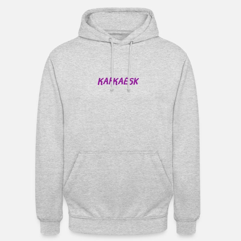 c’est comme Kafka - Sweat-shirt à capuche unisexe - gris clair chiné