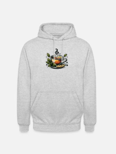 Tea - Unisex Hoodie - light heather grey