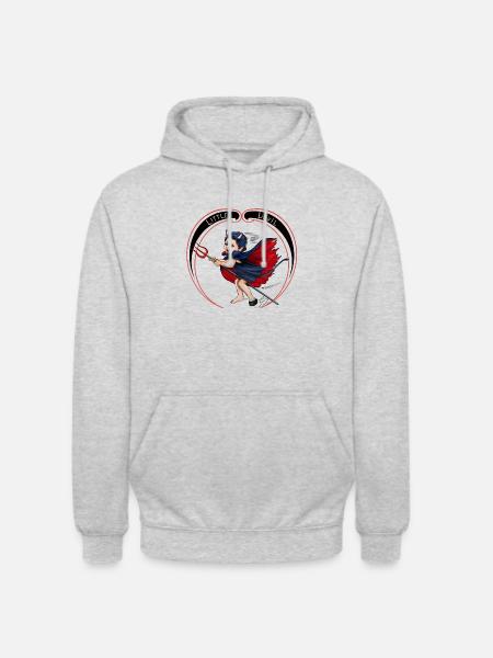 little devil - Unisex Hoodie - light heather grey