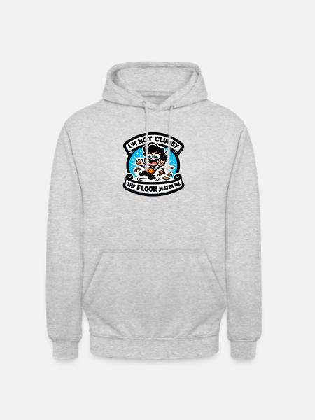 I'm not Clumsy! - Unisex Hoodie - light heather grey