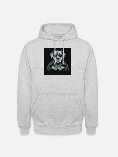 Morpheus Dog - Unisex Hoodie - light heather grey