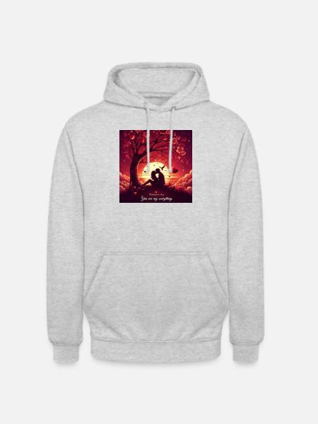My everything - Unisex Hoodie - Hellgrau meliert