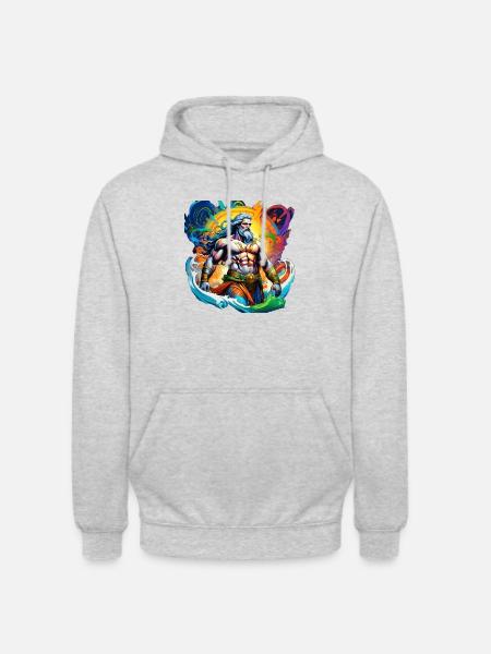 Der Mann - Unisex Hoodie - Hellgrau meliert