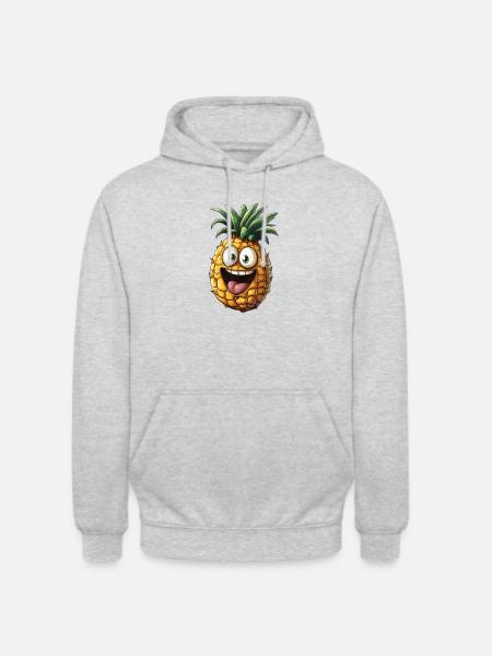pineapple - Unisex Hoodie - Hellgrau meliert