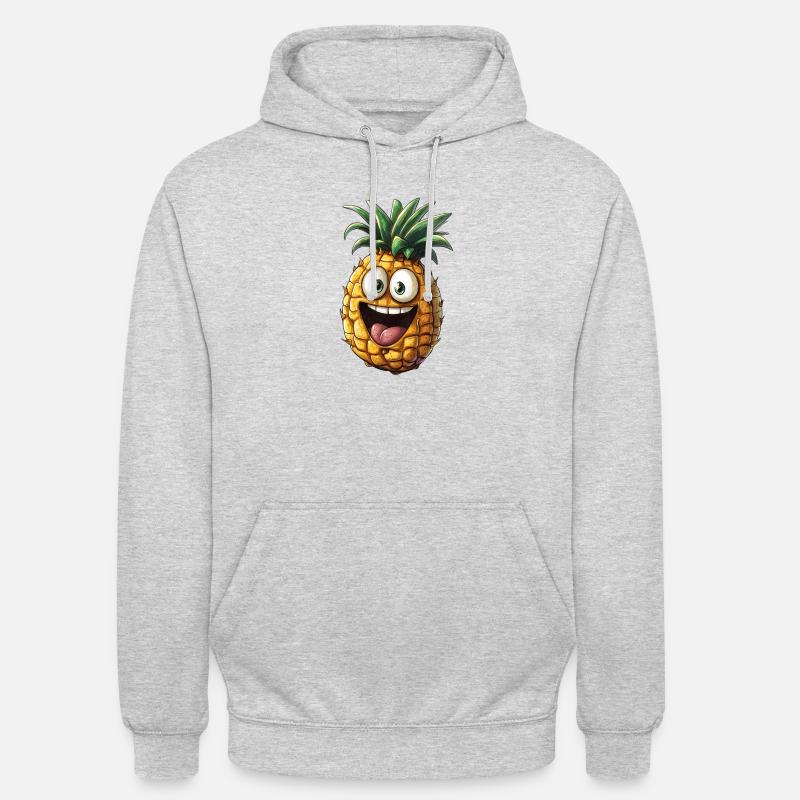 pineapple - Unisex Hoodie - Hellgrau meliert