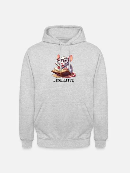 Bookworm - Unisex Hoodie - light heather grey