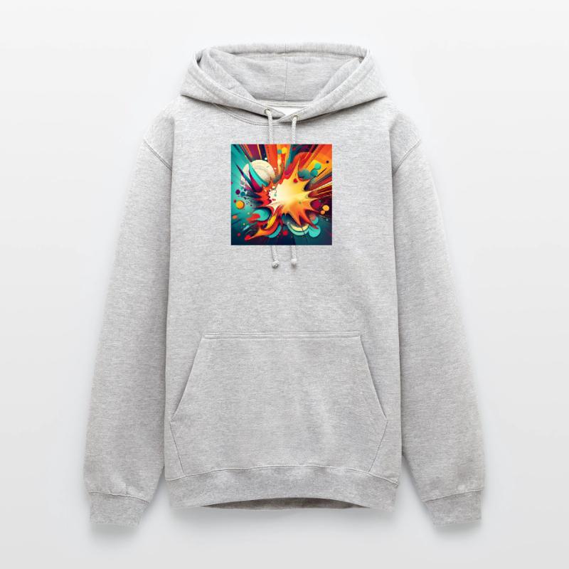 Abstract Colourful Splash with Explosive Design Unisex Hoodie