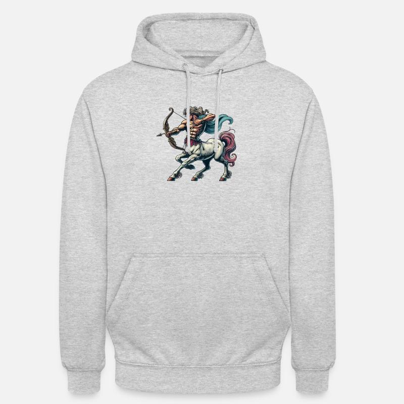 Centaure Centaure - Sweat-shirt à capuche unisexe - gris clair chiné