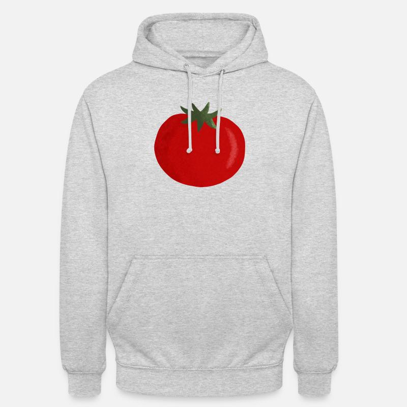 tomate - Sweat-shirt à capuche unisexe - gris clair chiné