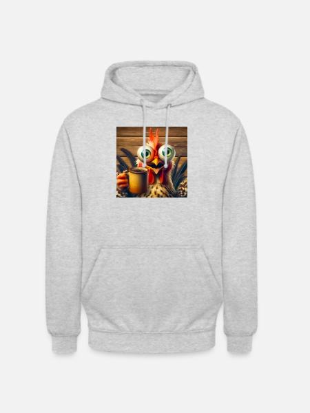Chicken - Unisex Hoodie - light heather grey