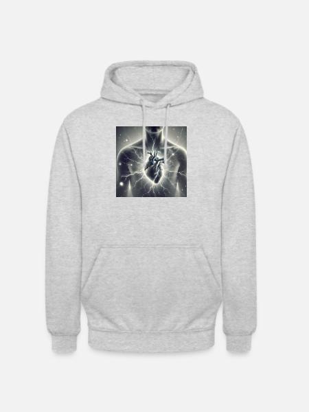 Broken Starch - Unisex Hoodie - light heather grey