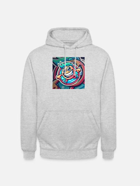 Happy Cartoon Atmosphere - Unisex Hoodie - light heather grey