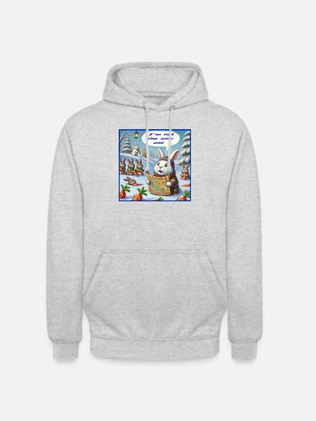 Rabbit - Unisex Hoodie - light heather grey